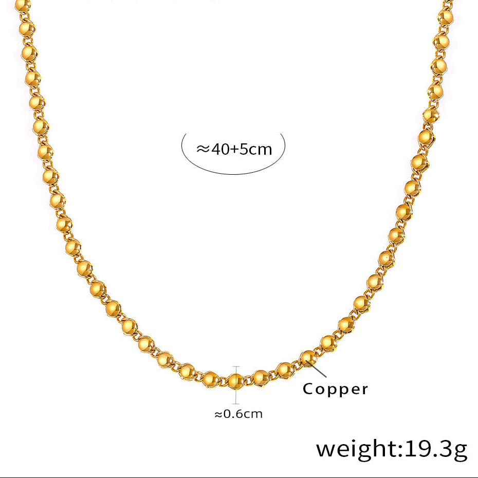 Simple Ball Bracelet Necklace