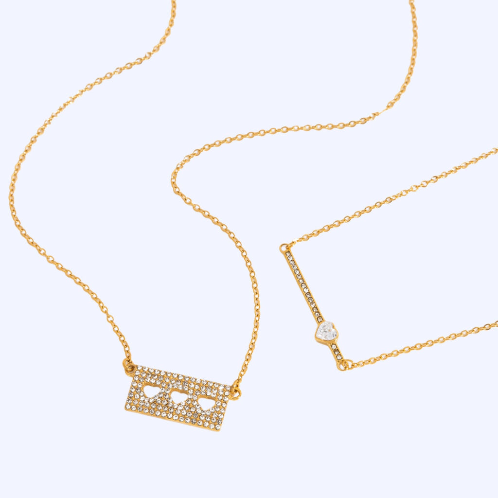 18K Gold Heart Necklace