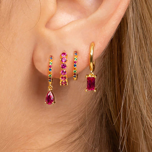 Popular Rectangular Pendant Earrings