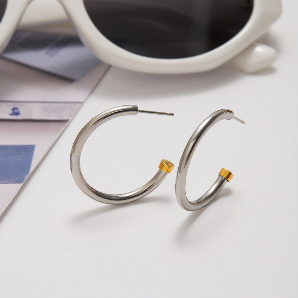C-shaped Earrings