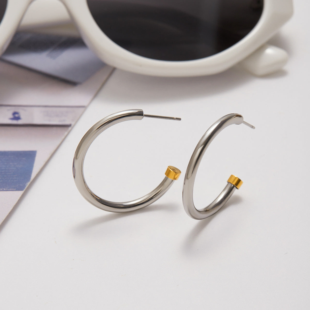 C-shaped Earrings