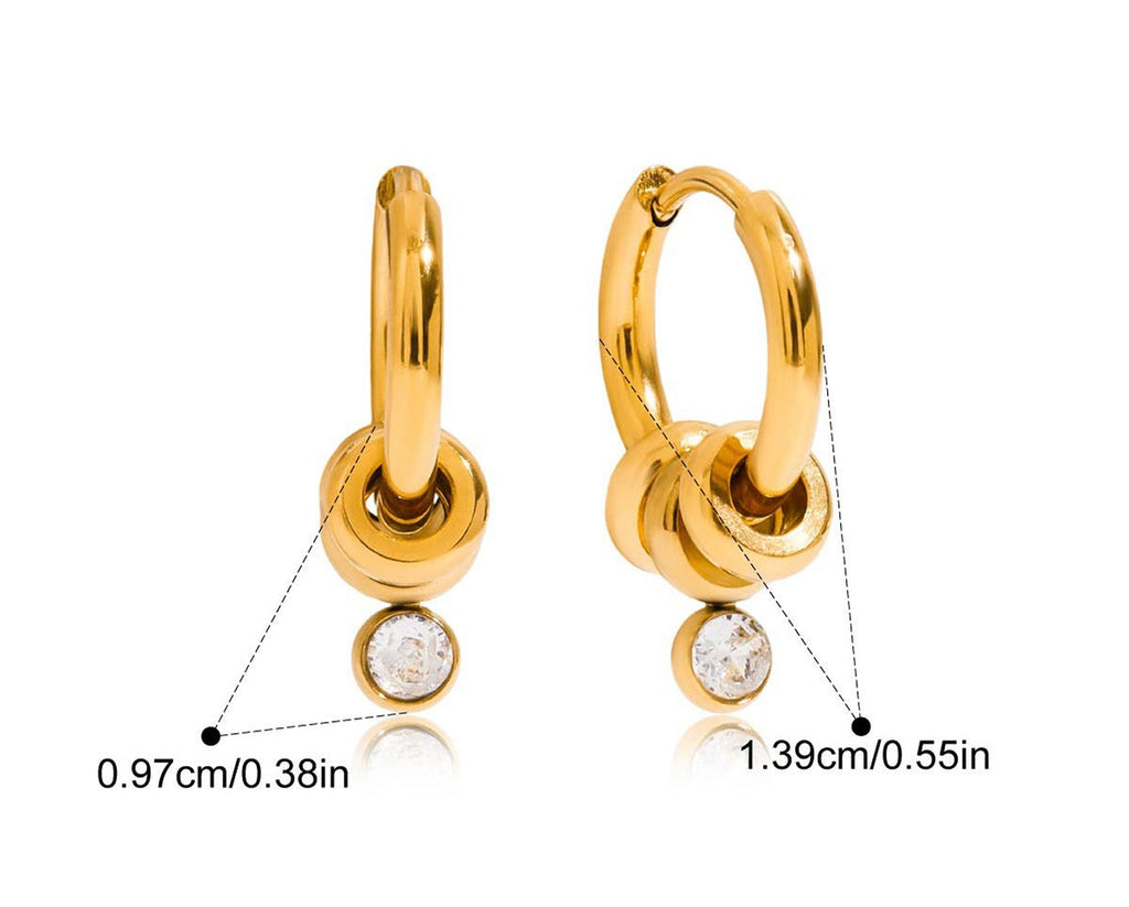 Best-selling Minimalist 18k Gold Earrings