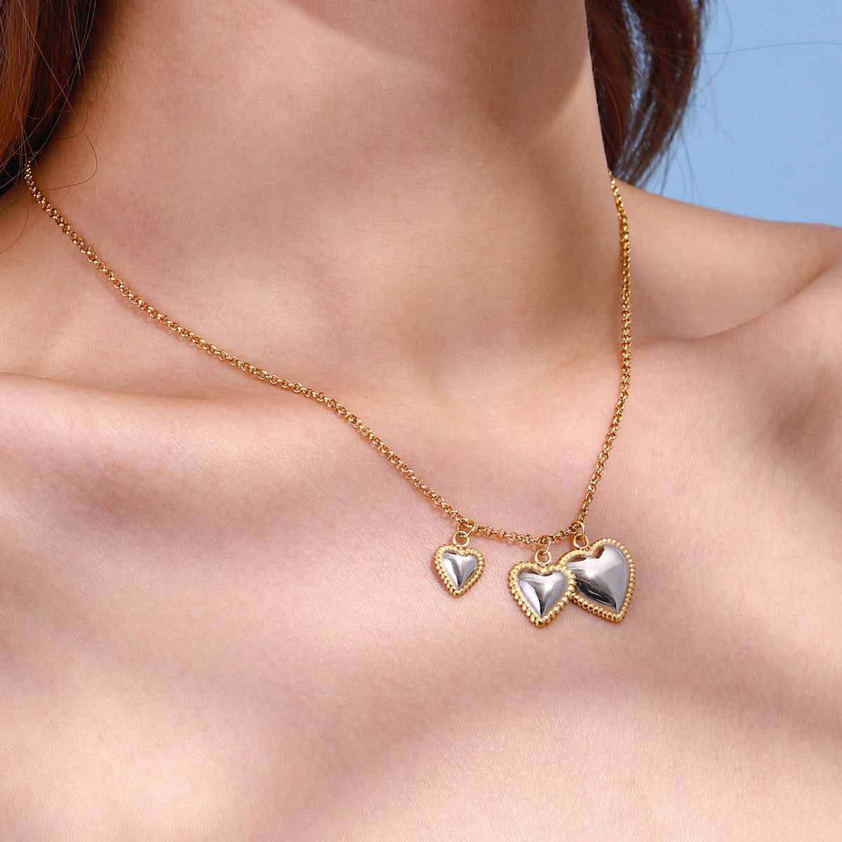 Heart Pendant Necklace For Women