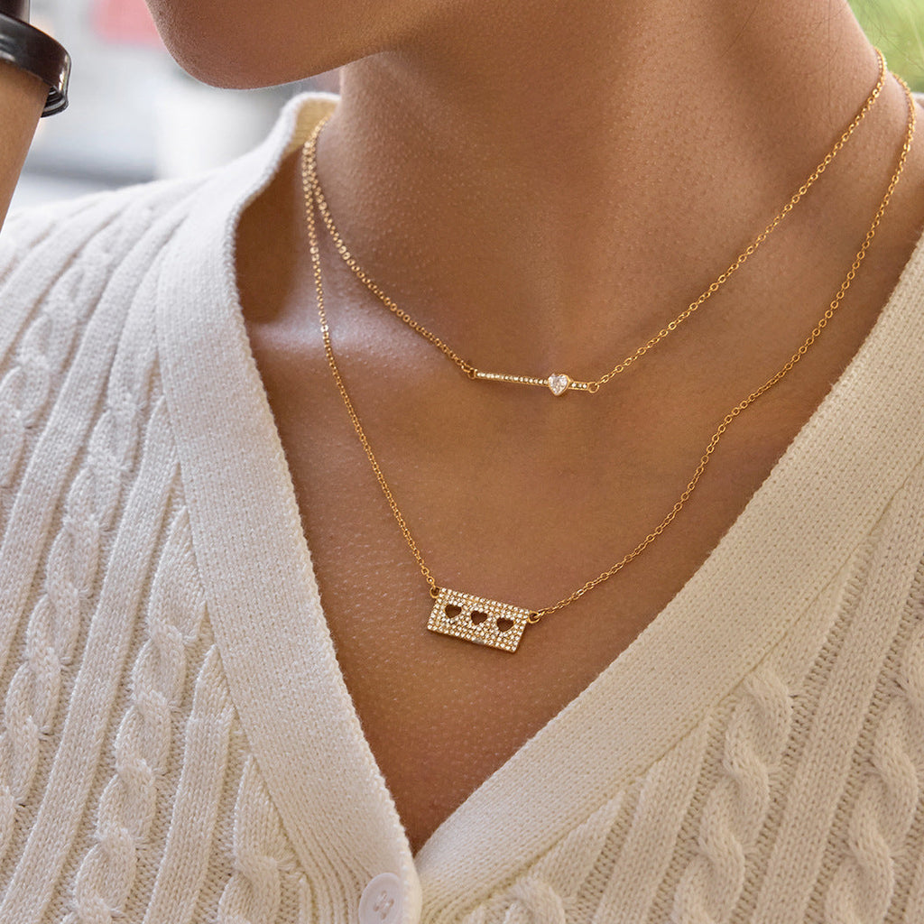 18K Gold Heart Necklace
