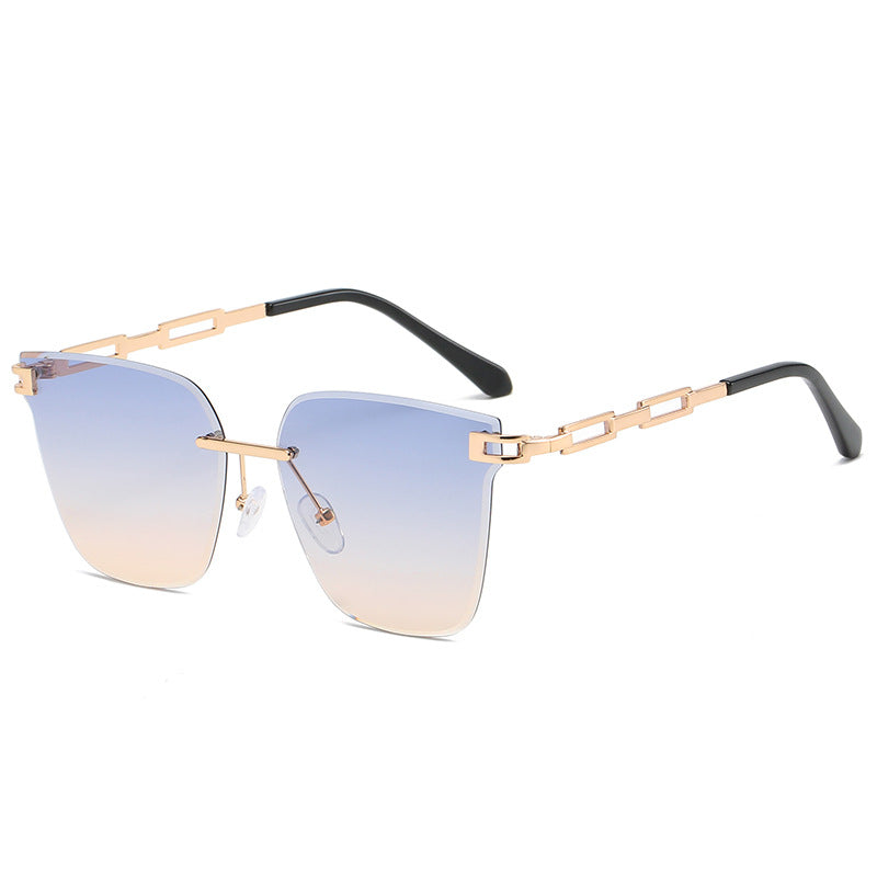 Hollow Gradient Color Sunglasses