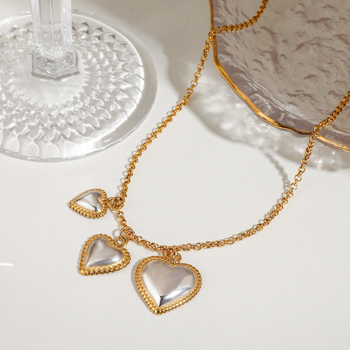 Heart Pendant Necklace For Women