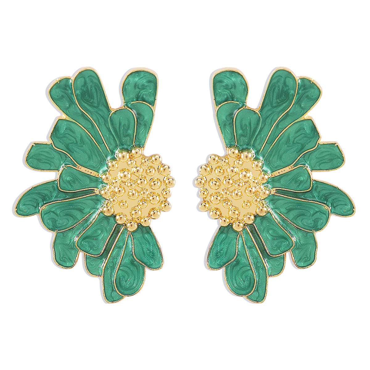 Fashion Retro Alloy Flower Earrings