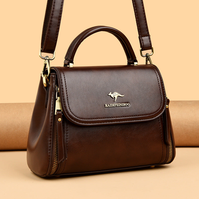 Retro Leather Shoulder Bag