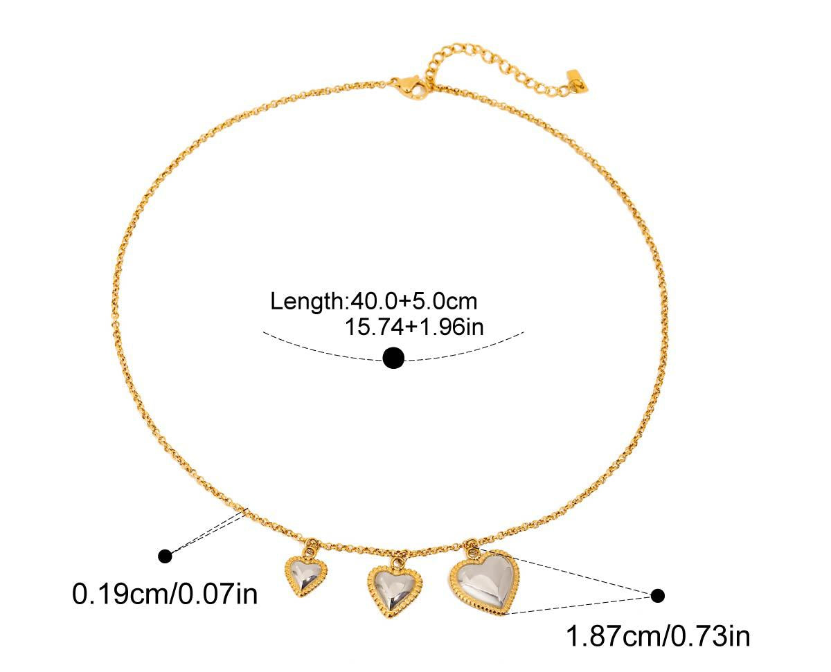 Heart Pendant Necklace For Women