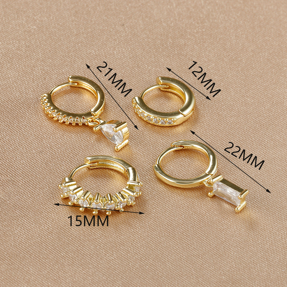 Popular Rectangular Pendant Earrings