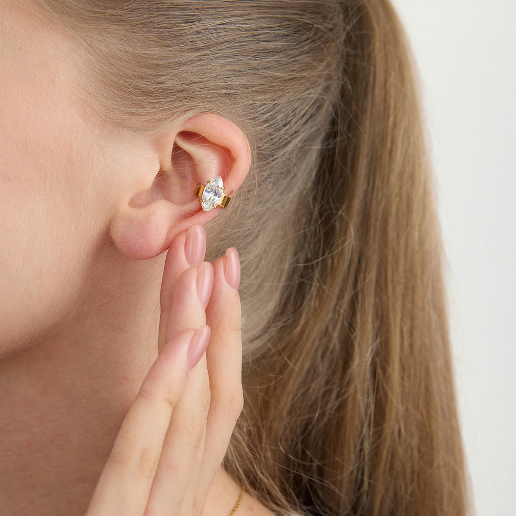 Waterdrop-shaped  Ear Clips