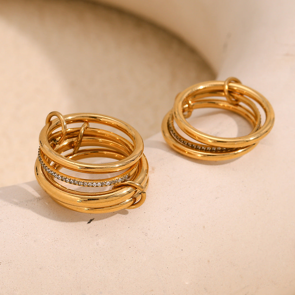 Christabel Diamond Ring Stack